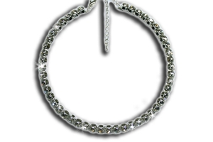 Halsreif einreihig mit Strass