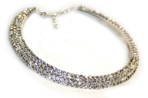 Halsreif mit Strass-Steinchen