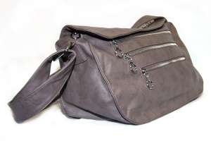 Handtasche weich Melange