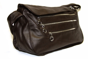 Handtasche weich Braun