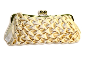 Brauttasche beige