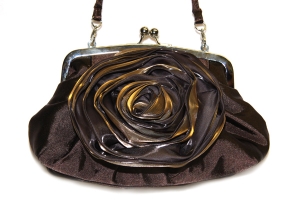 Abendtasche mit gro�er Rose