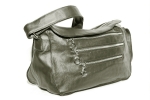 Handtasche weich Grau