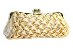 Brauttasche beige