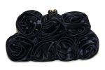 Abendtasche mit Satinrosen