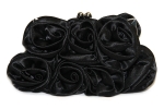 Abendtasche mit Satinrosen