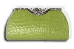 Handtasche in Kroko-Optik